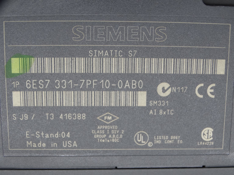 Siemens 6ES7331-7PF10-0AB0 — photo 4